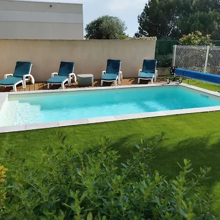 Villa A 5min Des Plages La Sun Piscine Chauffee Vendres